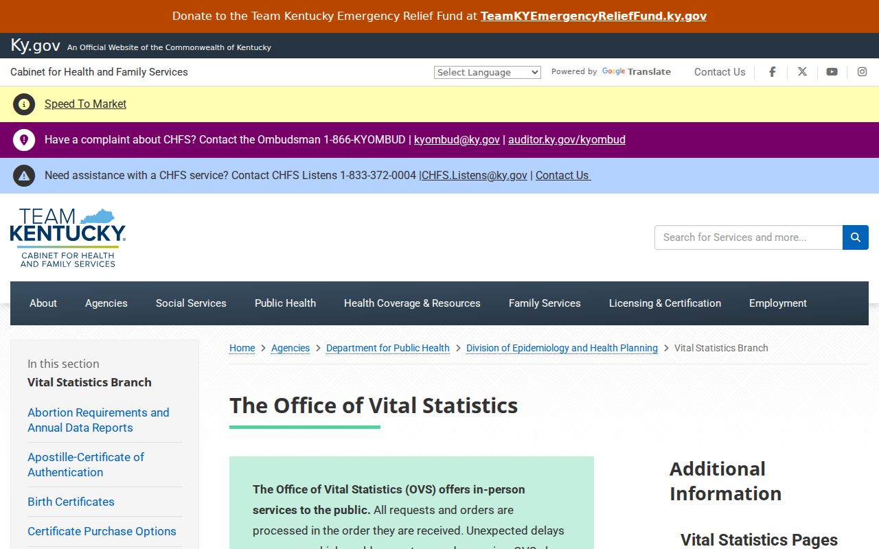Henderson residents directory Kentucky vital records access